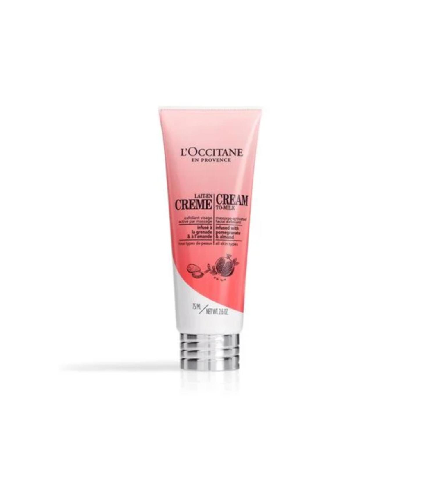 L'Occitane Infusions Cream to-Milk Facial Exfoliator - Infusions Cream Facial Peeling 75ml