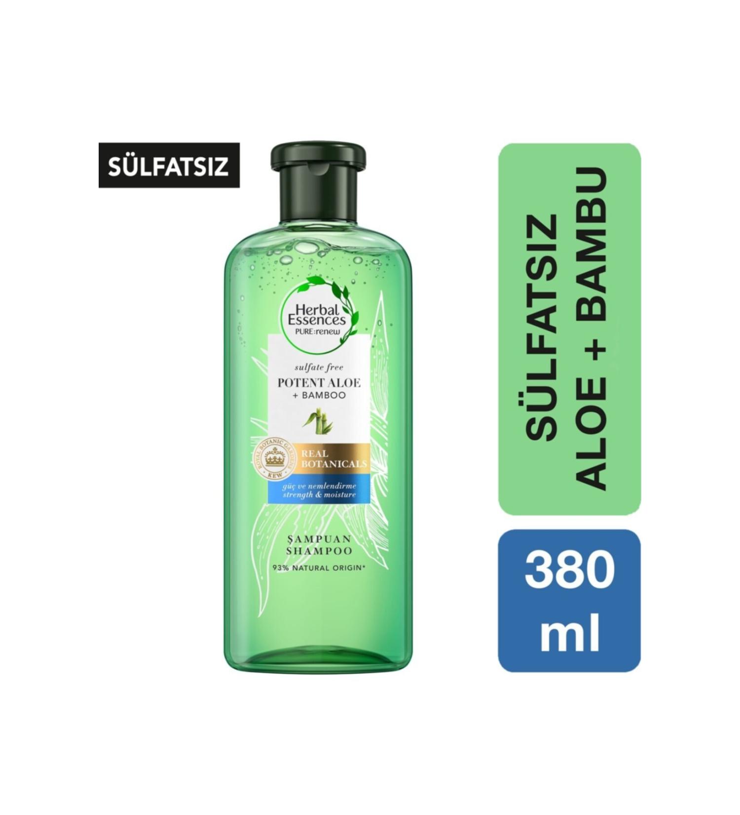 Herbal Essences Aloe Power Bamboo Sulfate Free Shampoo 380 Ml _shampoo-1165