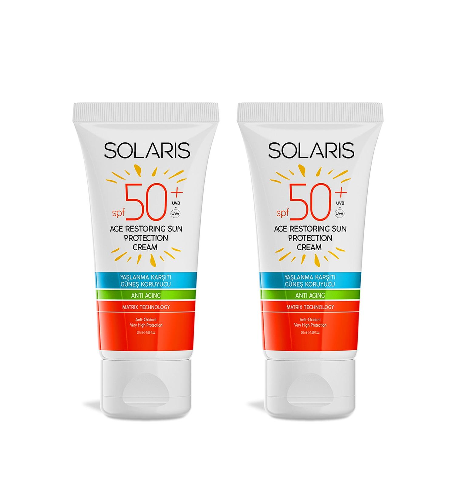 SOLARIS Anti-Aging Sunscreen Cream X2 - Buy Online on GoSupps.com