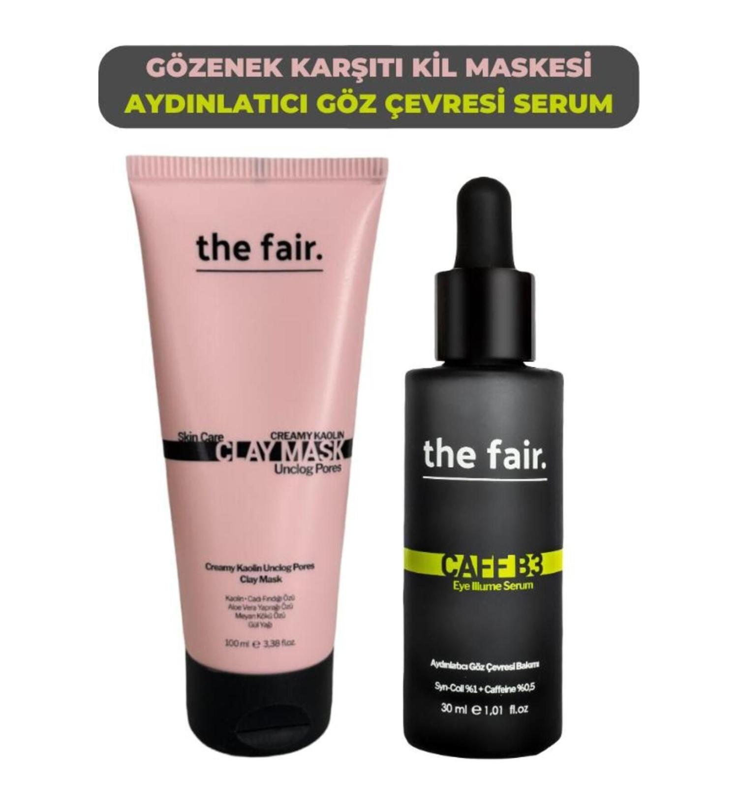 The Fair the fair. Kaolin Anti-Pore Clay Mask and Anti-Spot Care Serum - Buy Online on GoSupps.com