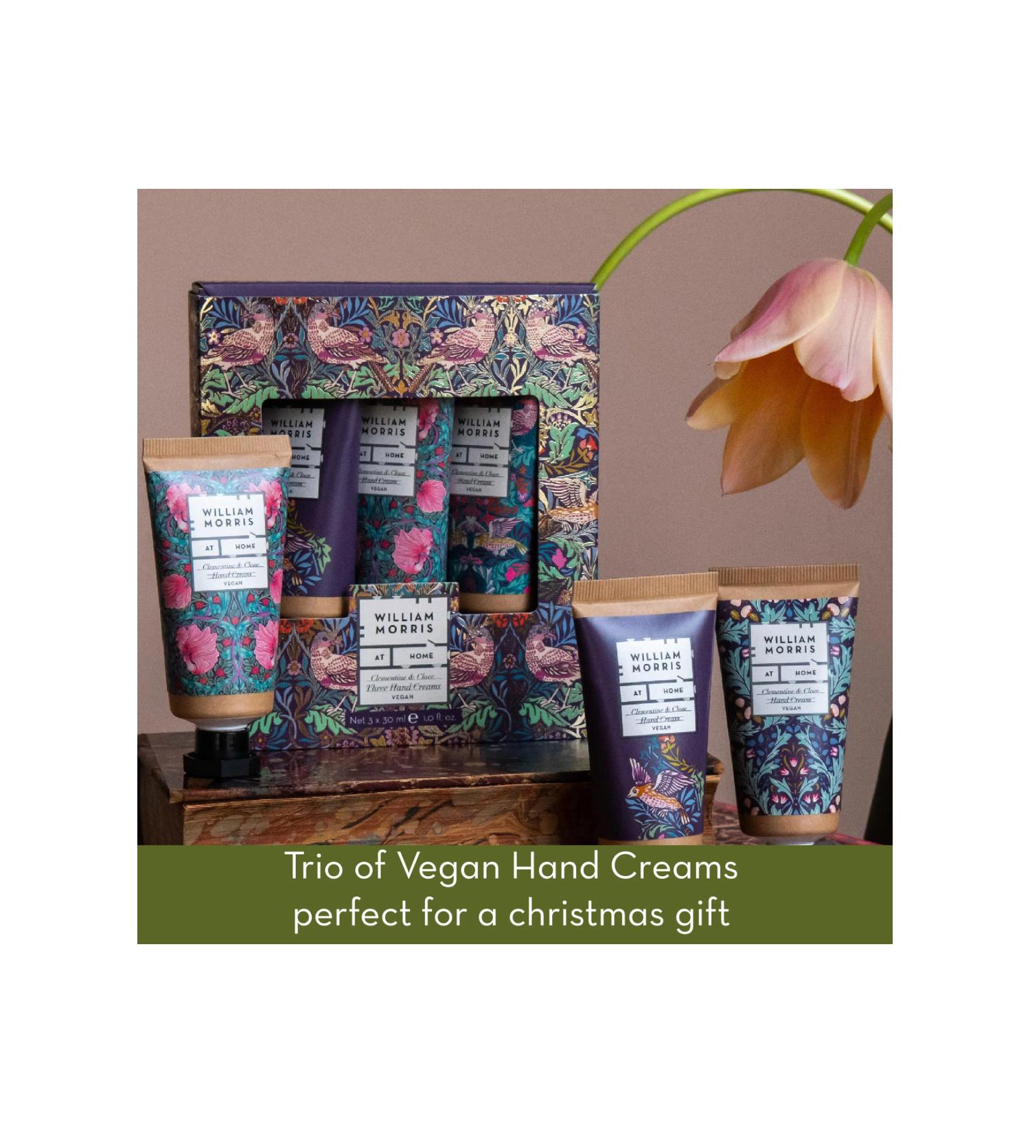 William Morris Three Hand Creams Clementine&Clove Tangerine & Clove Triple Hand Cream Set 3*30 ml