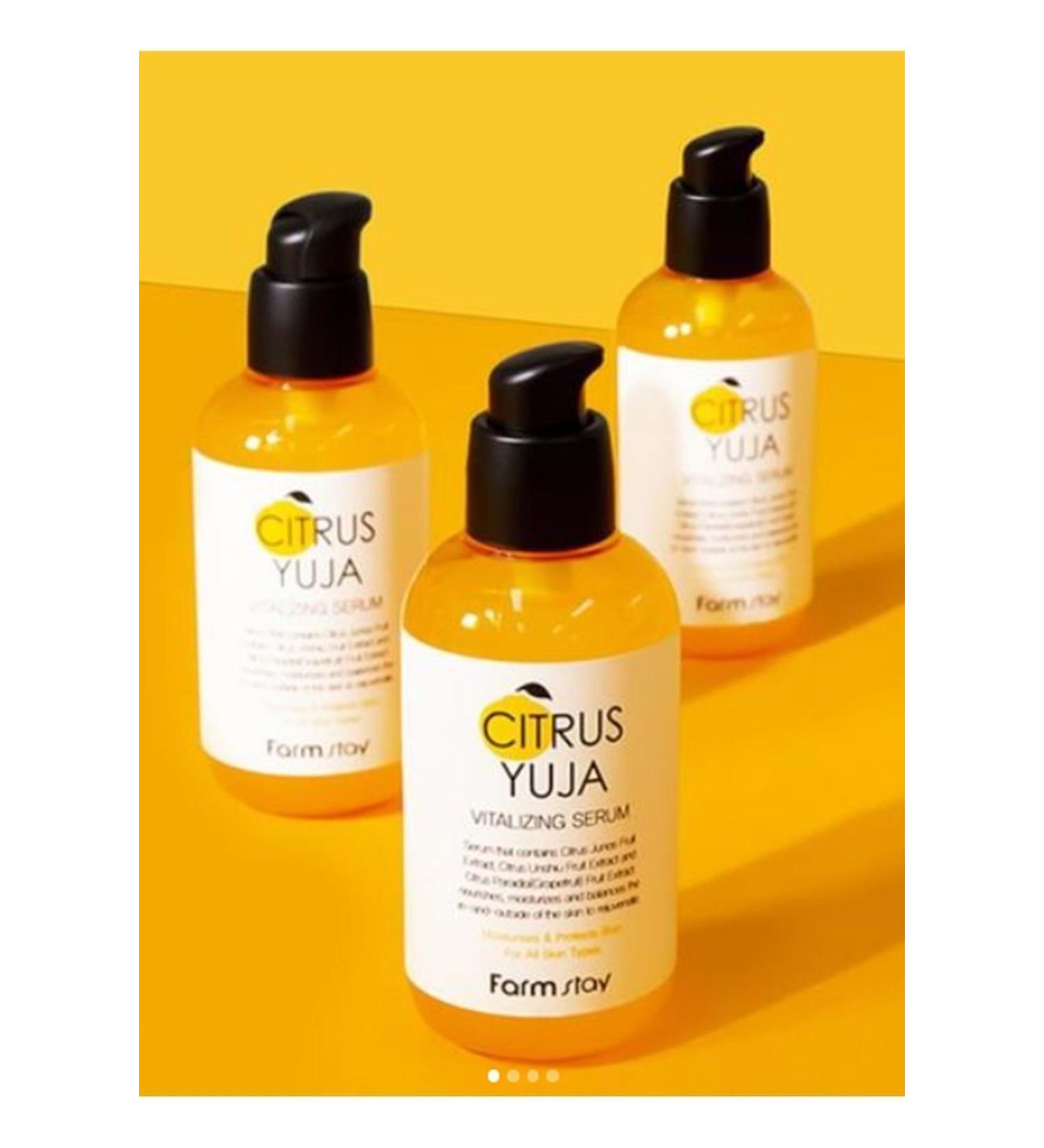 Farmstay Farm Stay Citrus Yuja Vitalizing Serum Brightening Serum 100 ml
