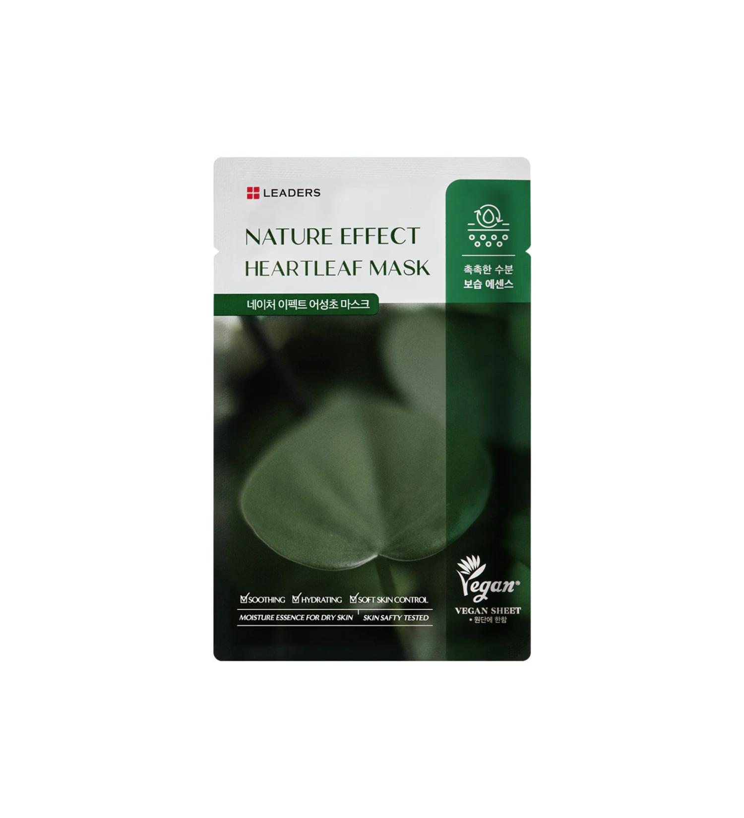 Leaders Nature Effect Heartleaf Moisturizing Mask