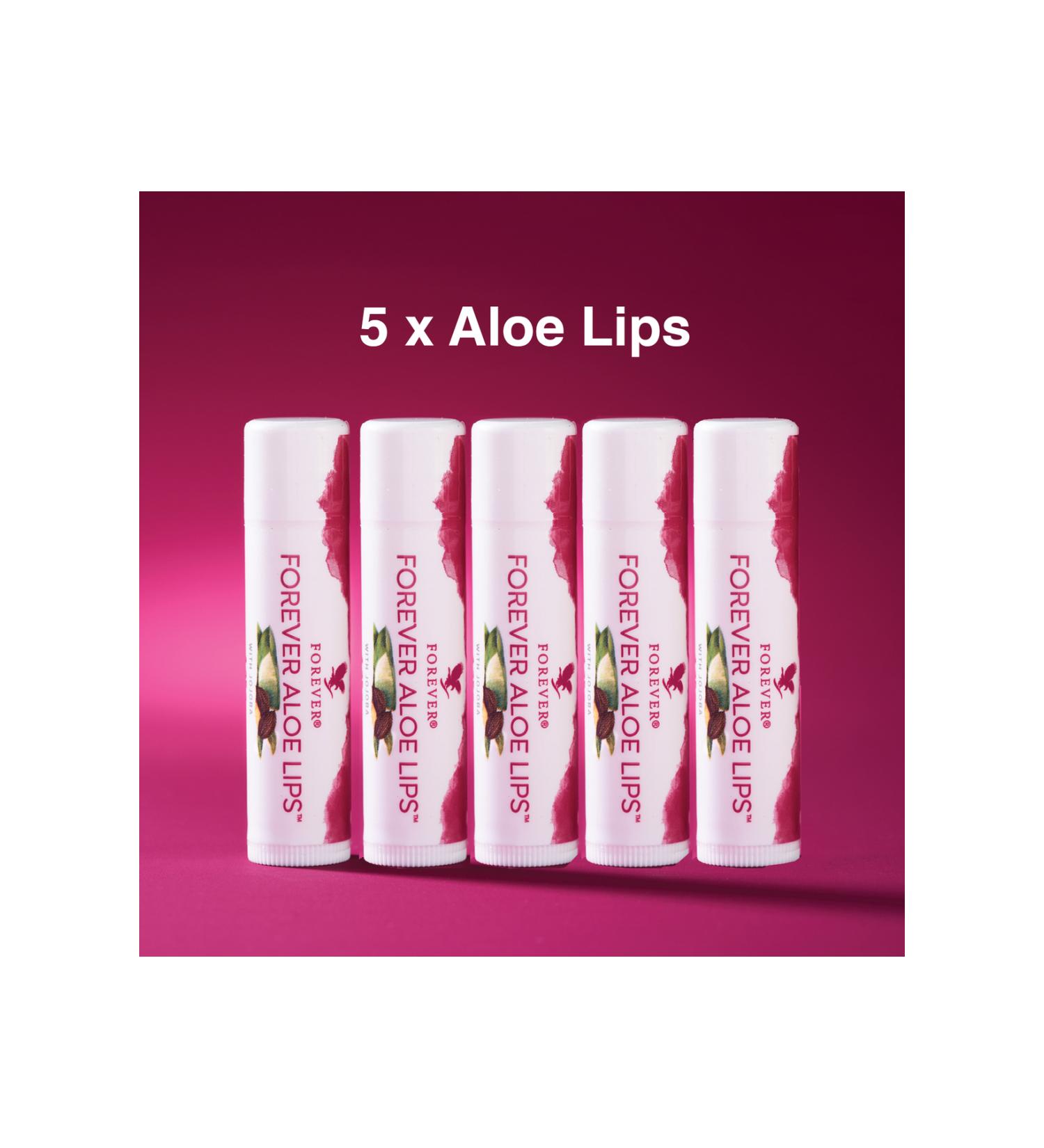 Forever Living Products Forever Aloe Lips - Aloe Vera Lip Care Balm 5 pieces