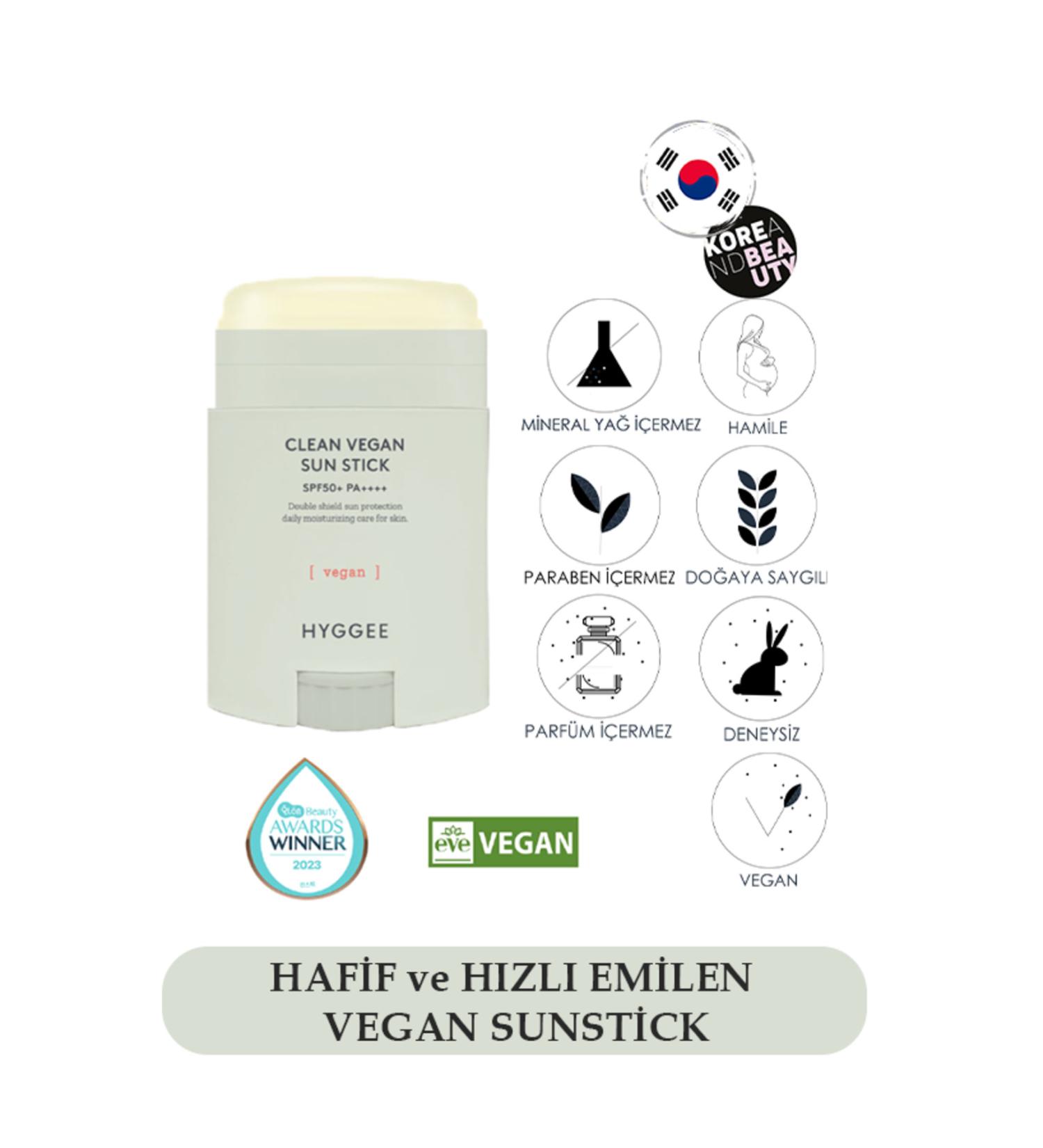 HYGGEE Vegan Sunstick 20g - Stick Face Sun Cream Vegan - Spf 52.2 - 18 (pa ) - Buy Online on GoSupps.com