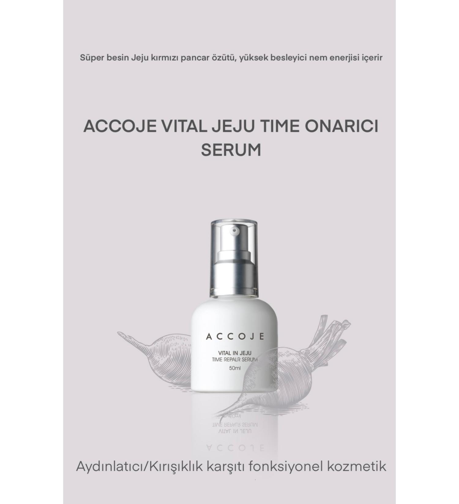 ACCOJE Jeju Time Repair Serum - Intensive Anti-Aging Care from Korea - Buy Online on GoSupps.com