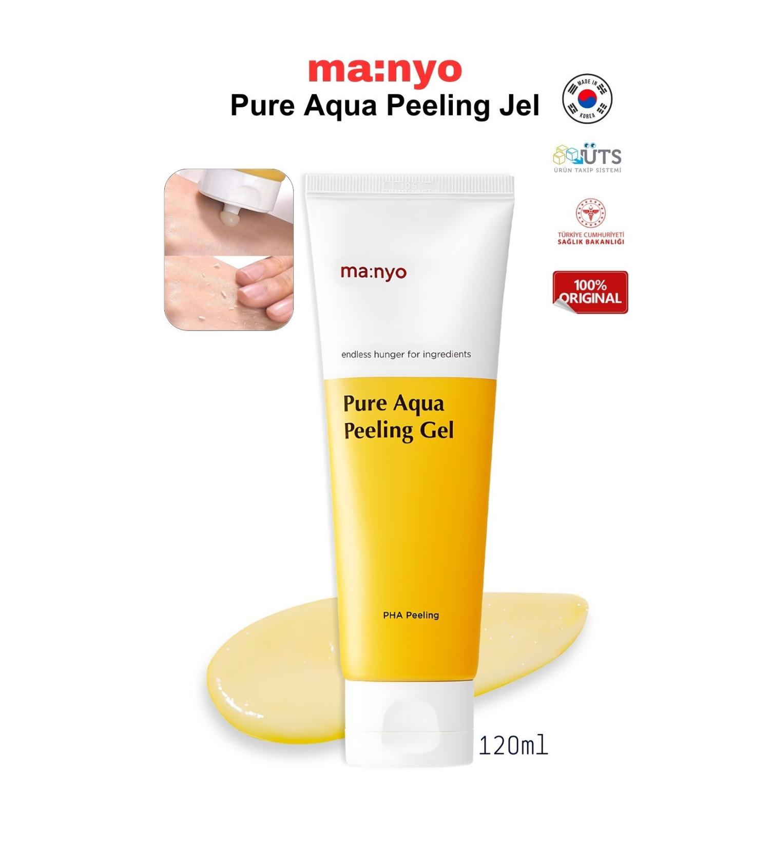 ma:nyo Pure Aqua Peeling Gel - PHA Acid Peeling Gel 120ml - Buy Online on GoSupps.com