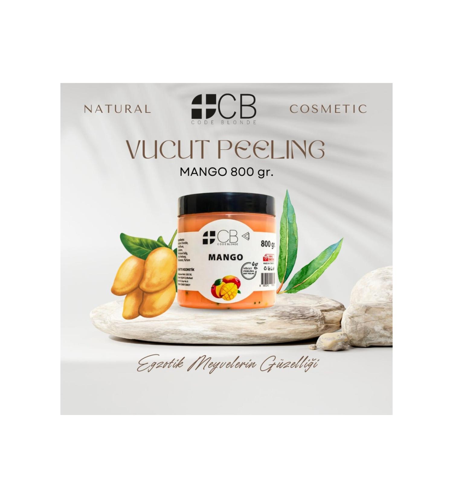 CODE BLONDE Peeling 800gr. Mango