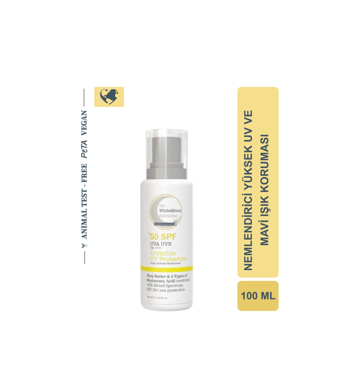 WHITEMOON WHITE MOON High Protection and Moisturizing Effective Sunscreen Cream SPF 50 100 ml - Buy Online on GoSupps.com