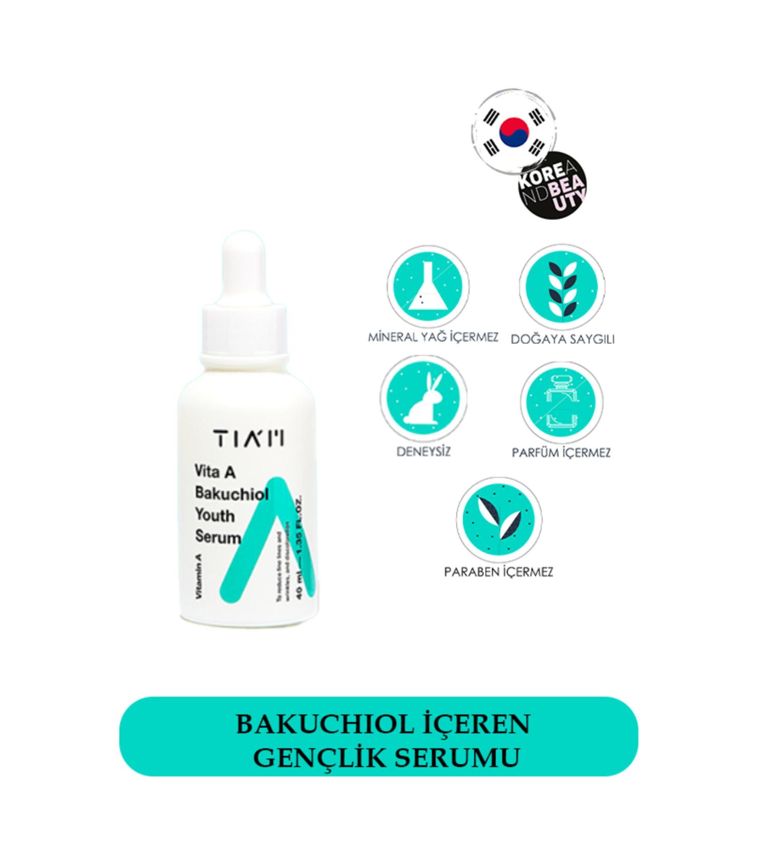 T AM Vita A Bakuchiol Youth Serum 40 Ml(KOREANDBEAUTY) -Constructive Repair Retinol Skin Serum - Buy Online on GoSupps.com