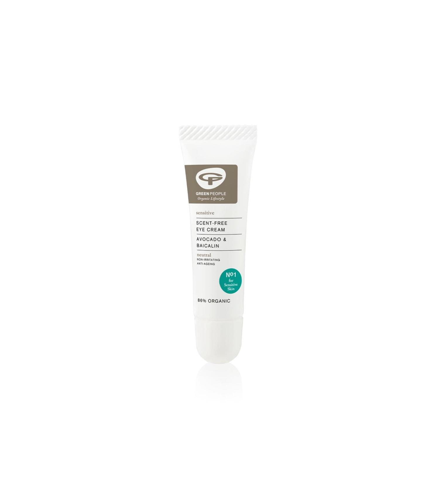 Green People 0 Natural And Organic Fragrance-Free Anti-Aging Eye Cream 10ml Imported From England