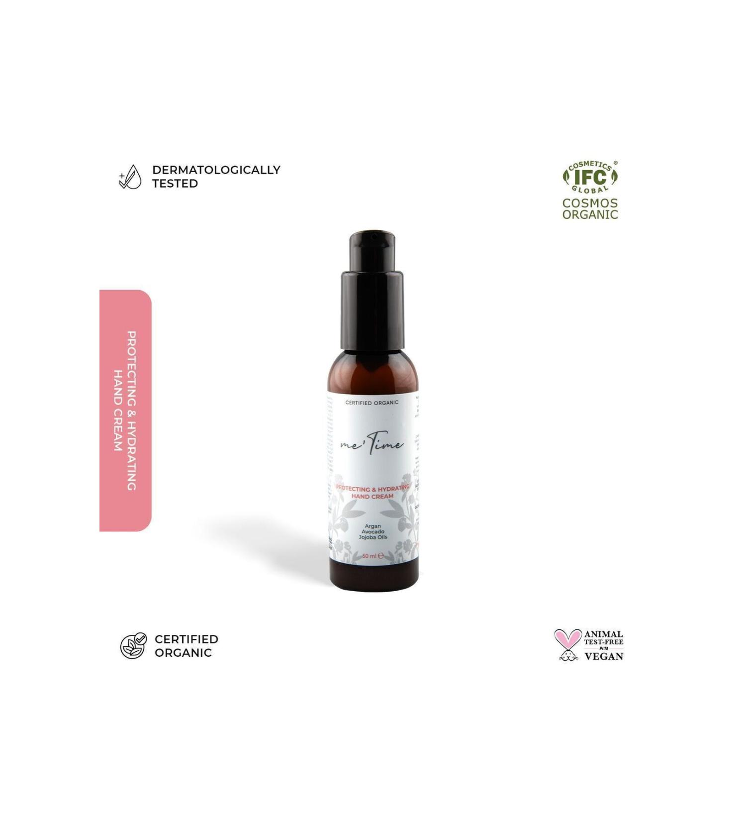 me time Organic Protective and Moisturizing Hand Cream 50ml - Buy Online on GoSupps.com