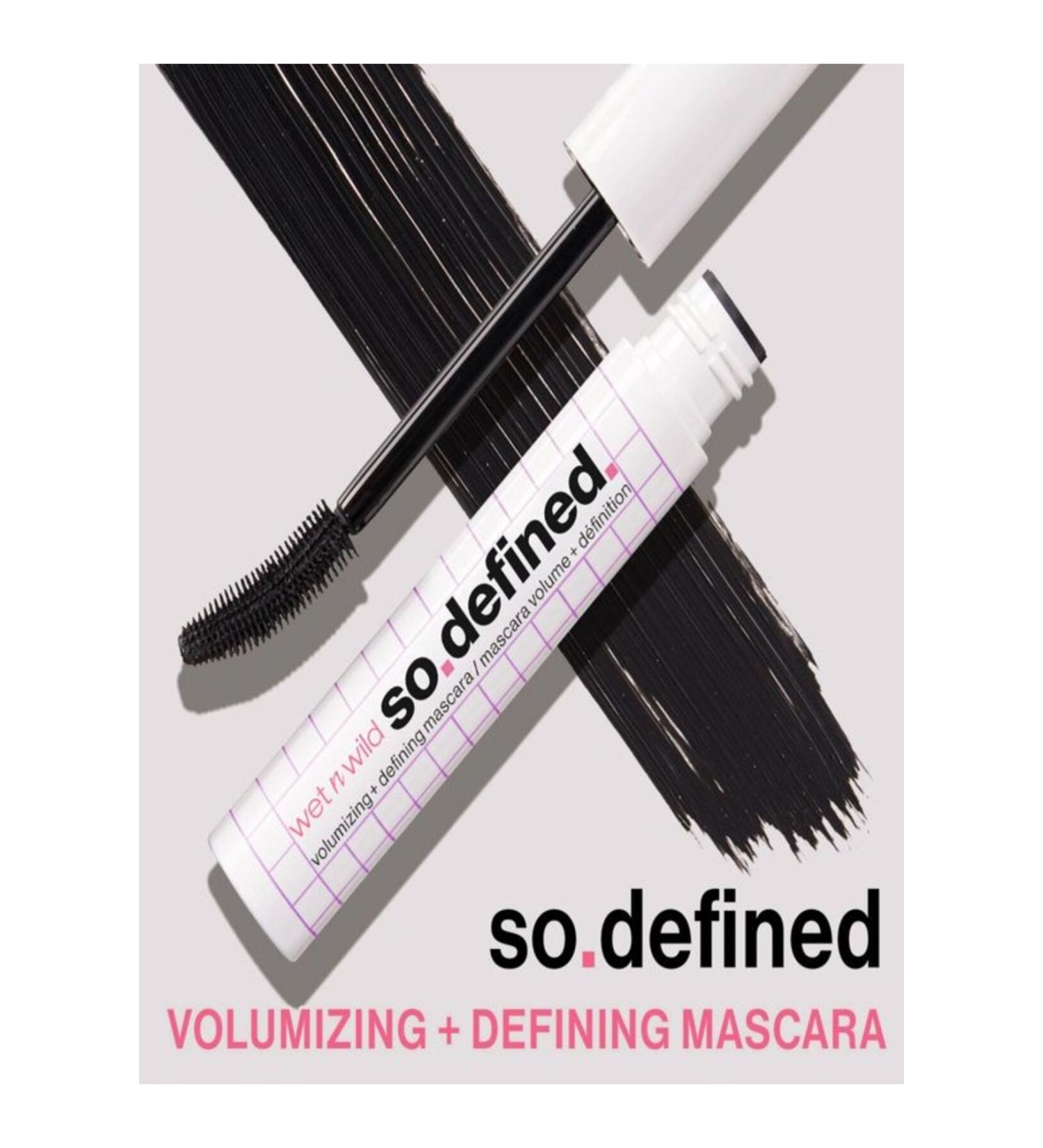 WET N W LD Mega So Define Volumizing + Defining Mascara - Ultra Black Effect for Volume and Length