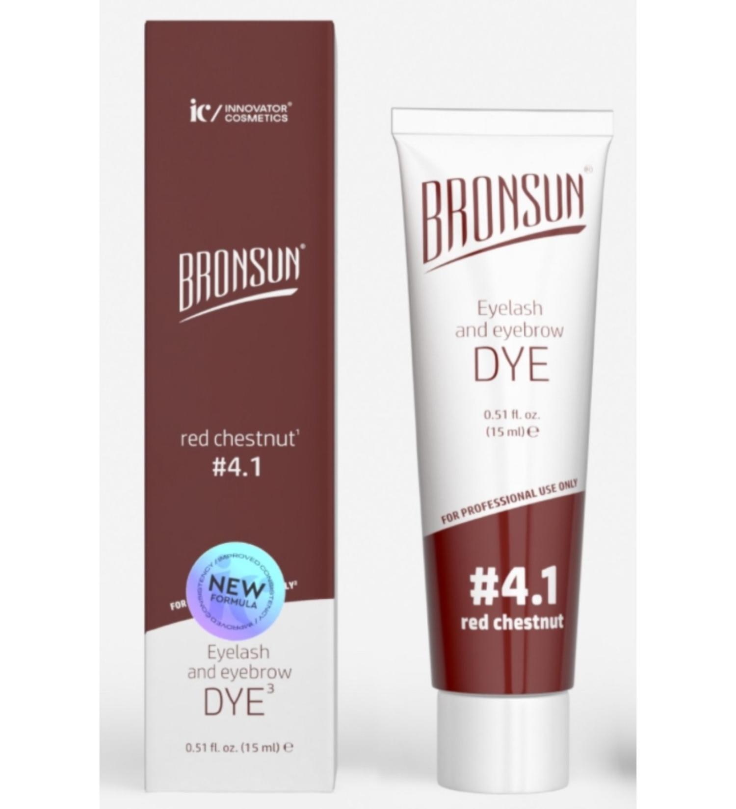 BRONSUN eyebrow dye copper chestnut