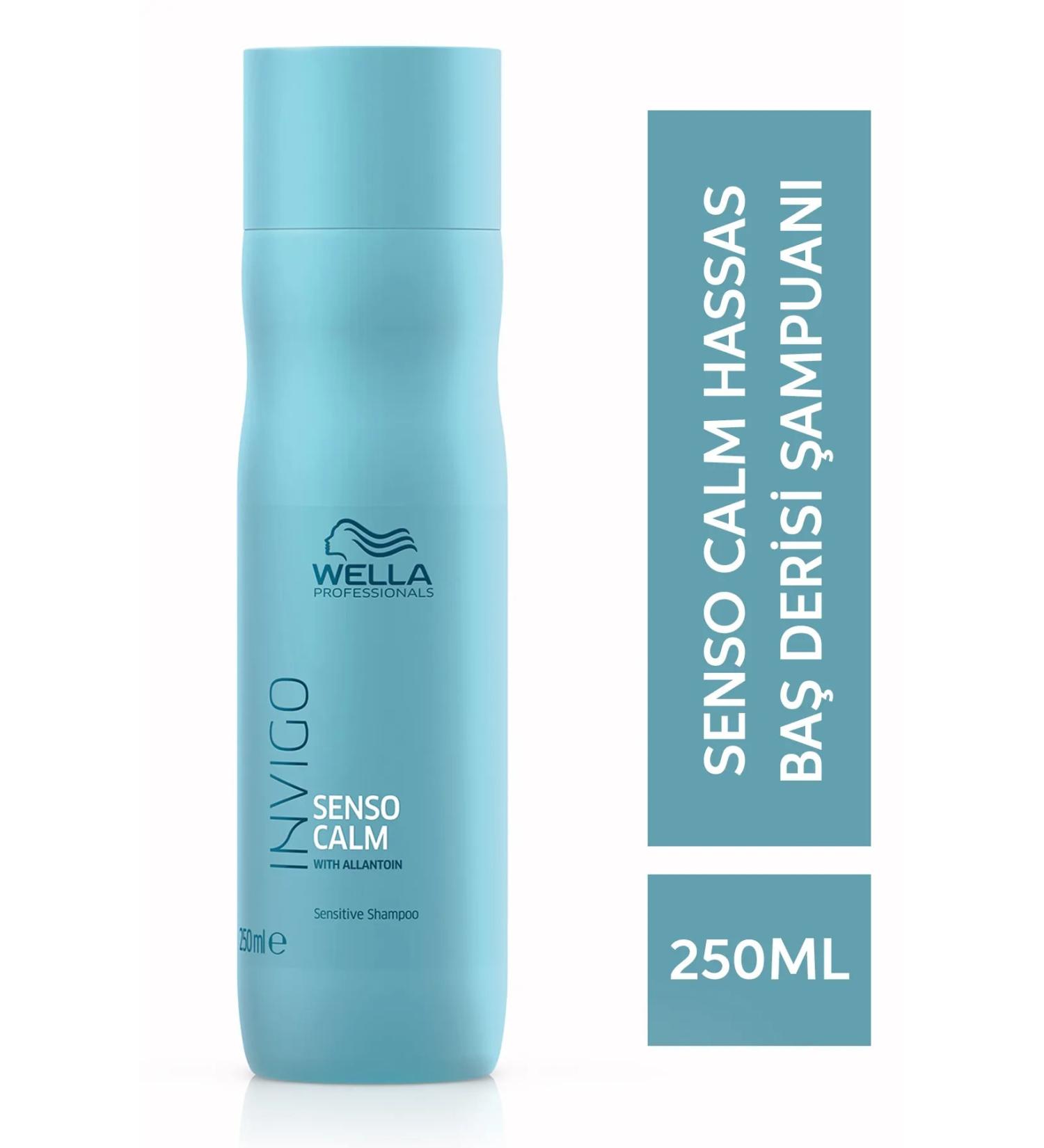 Wella ...-**--Invigo Senso Calm-Sensitive Scalp Unscented Shampoo 250 ML ..*-*-CYT1212544512...-**-