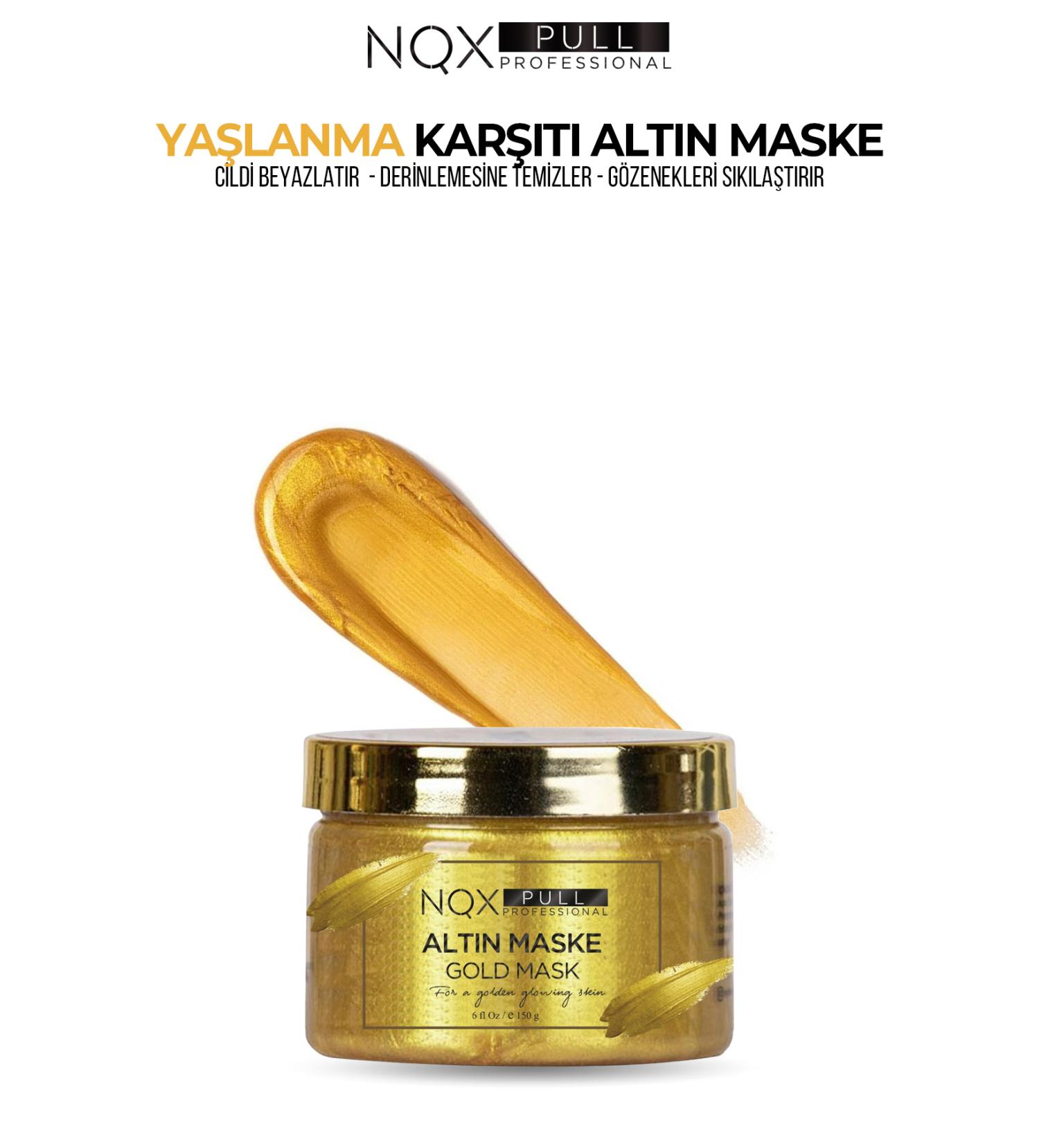 NQX PULL Gold Mask Gold Peelable Gold Mask B5 Vitamin Youth Mask 150 ml - Buy Online on GoSupps.com