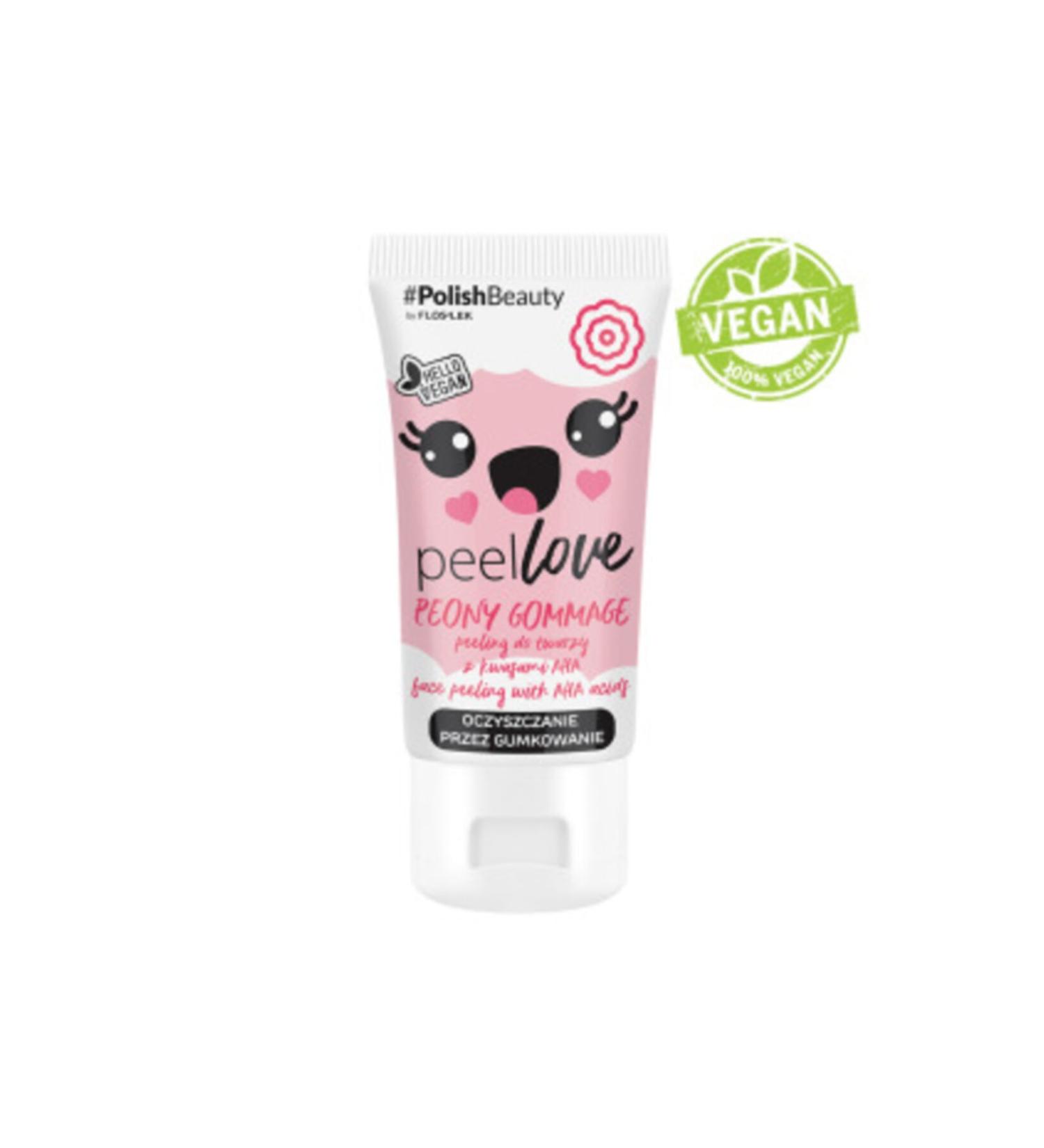 Floslek Peony Flower Enzyme Peeling for Skin with Aha 75 ml