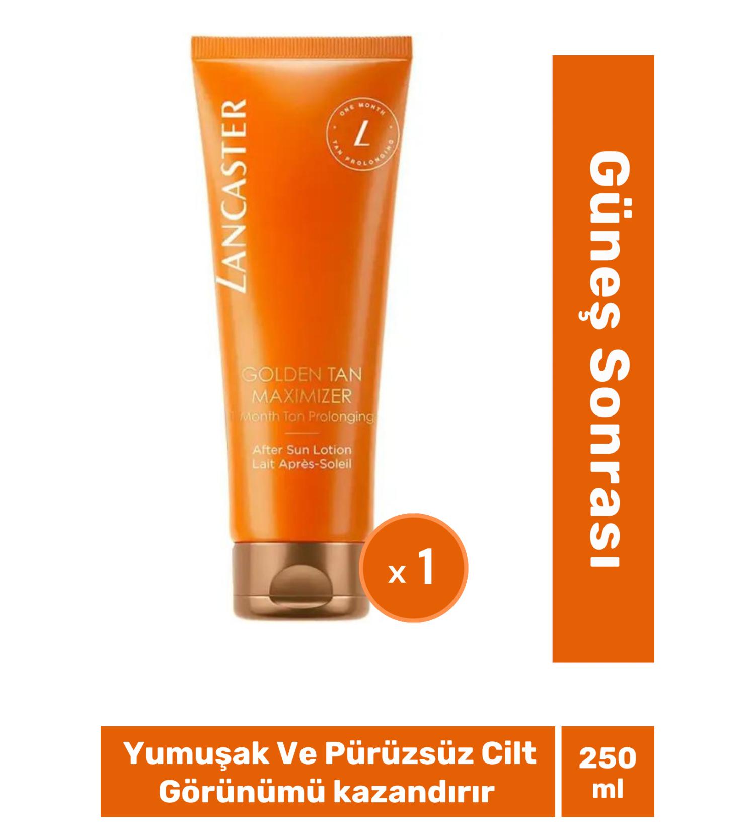 Fit1001 Lancaster Smooth Skin Appearance Golden Tan Maximizer After Sun Lotion 250 ml