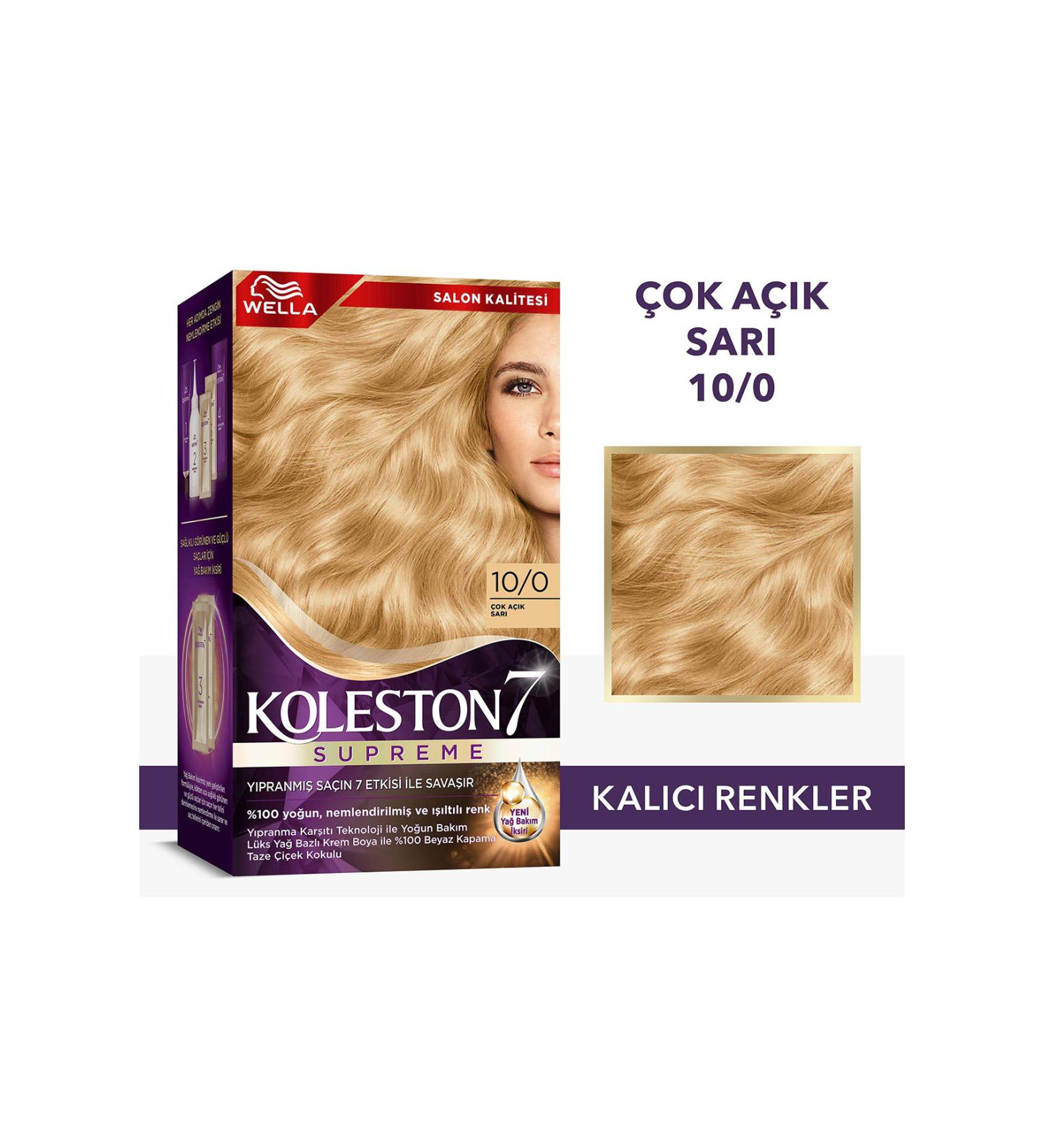 Wella Koleston Supreme Hair Dye 10/0 Very Light Blonde - Buy Online on GoSupps.com