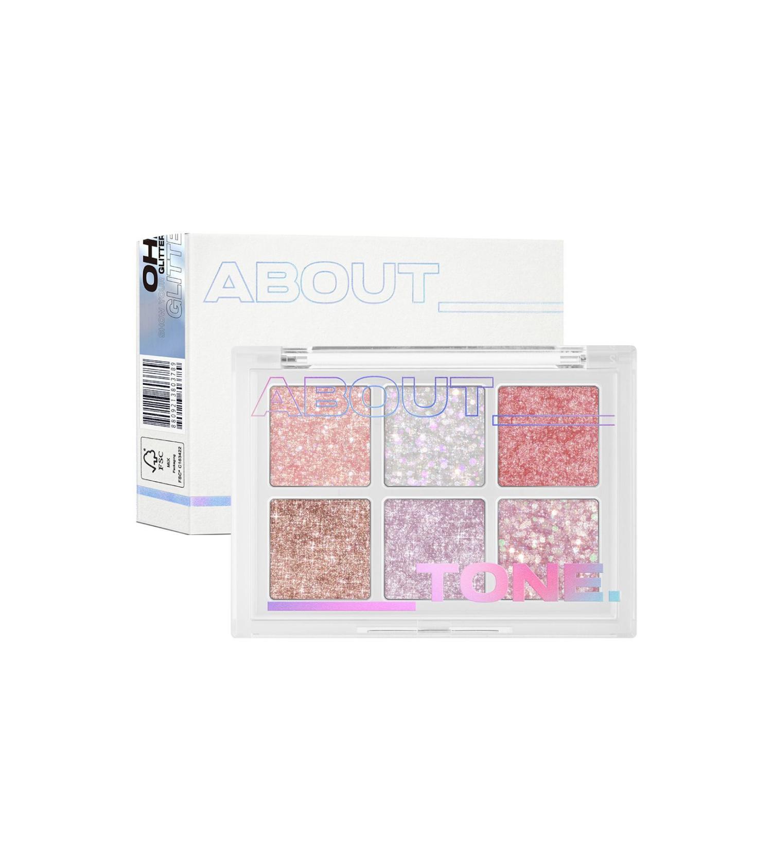 ABOUT TONE 6-Piece Intense Glitter Palette Oh My Glitter Pop 02 My Fairy - Buy Online on GoSupps.com