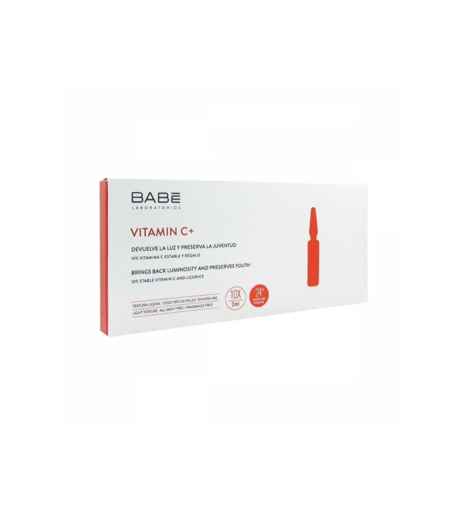 Babe Laboratorios Babe Vitamin C Ampoule Brightening Effective Concentrate Care 10*2ml