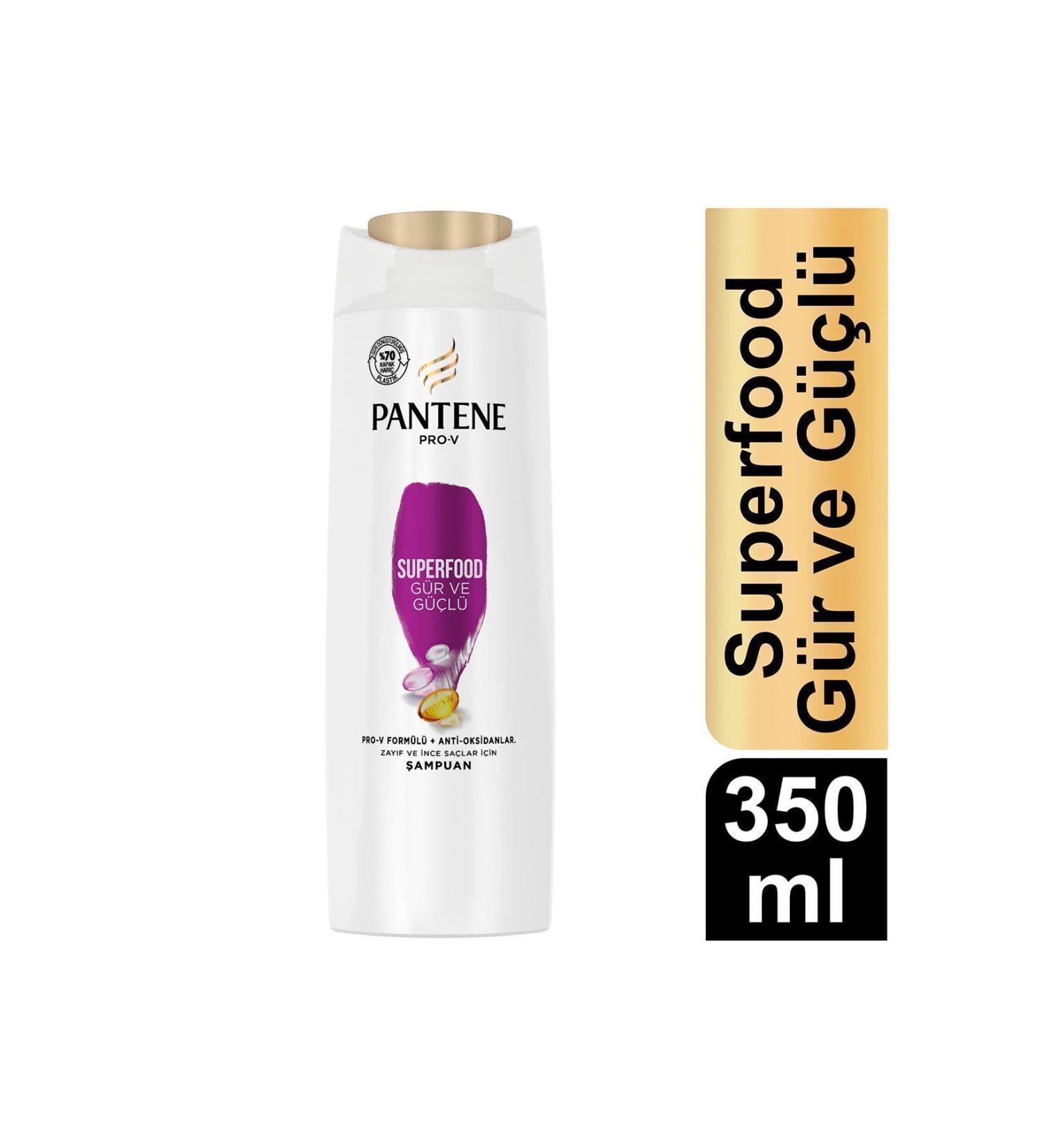 Pantene 350 Ml Shampoo Superfood