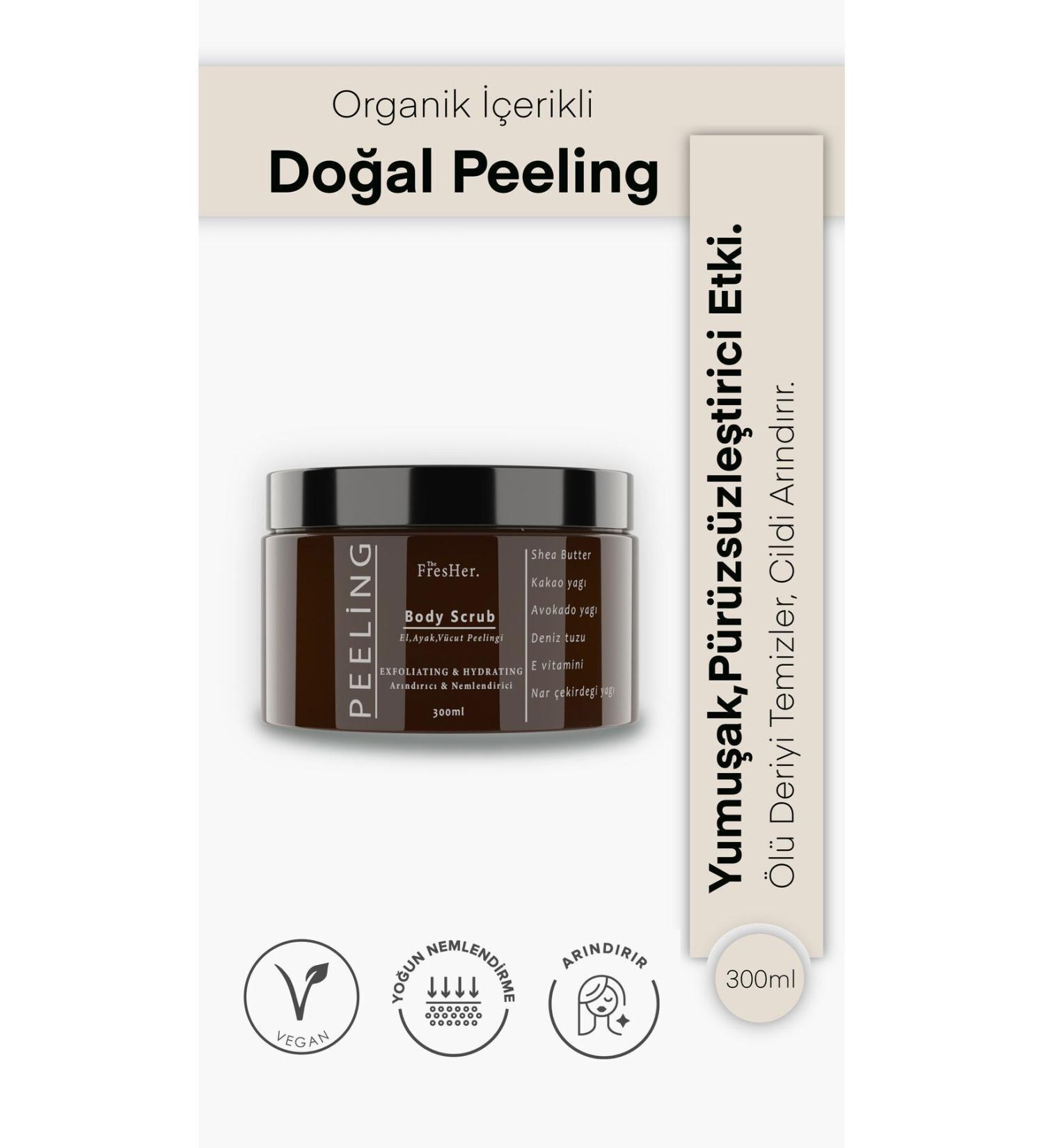 The fresher Nourishing Purifying & Moisturizing Body Peeling Against Ingrown Hairs