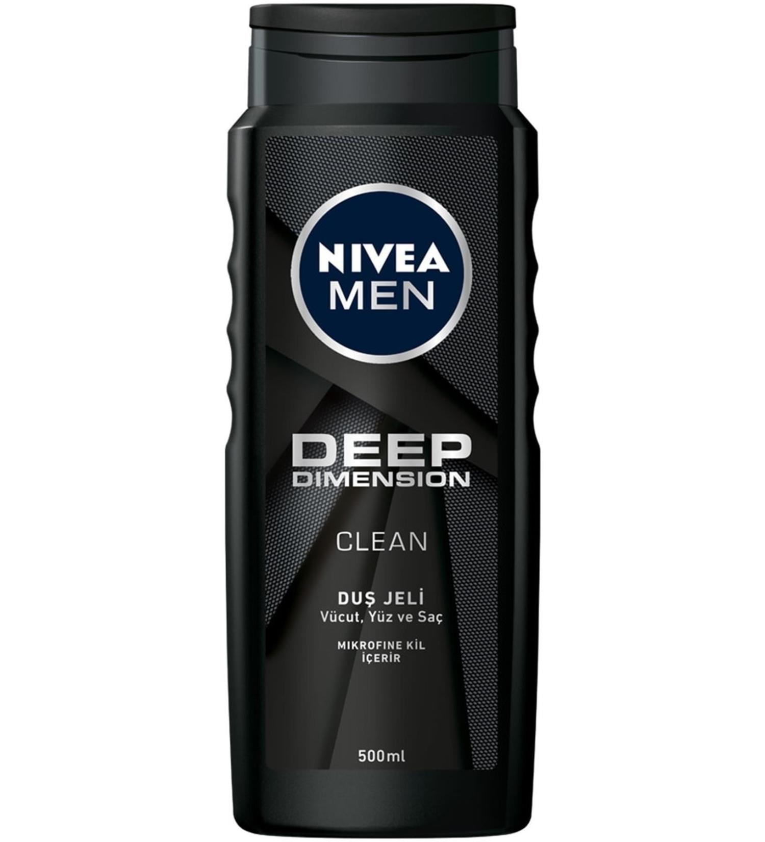 NIVEA Brand: Men Deep Dimension Men's Shower Gel 500 Ml Category: Shower Gel