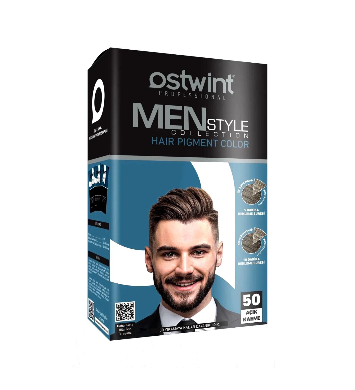 Ostwint Pigment Color Shampoo No: 50 Light Brown - Buy Online on GoSupps.com