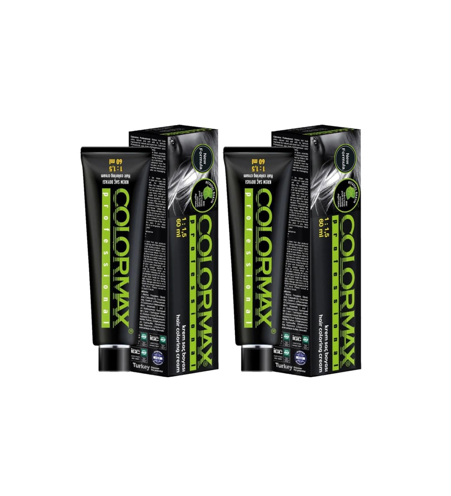 Colormax New Formula 2025/10 Light Yellow 60 Ml 2 Pieces Hair Dye