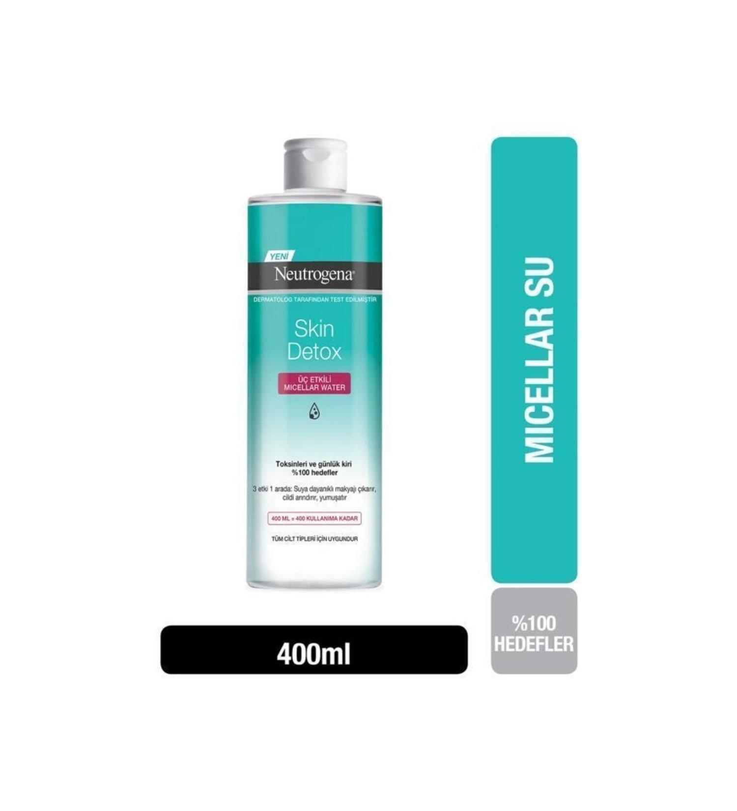 Neutrogena Skin Detox Micellar Water 400 Ml
