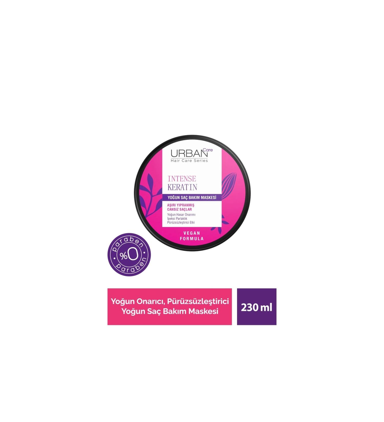Urban Care Intense Keratin Intensive Hair Care Mask for Extremely Damaged Hair 230 Ml - Buy Online on GoSupps.com