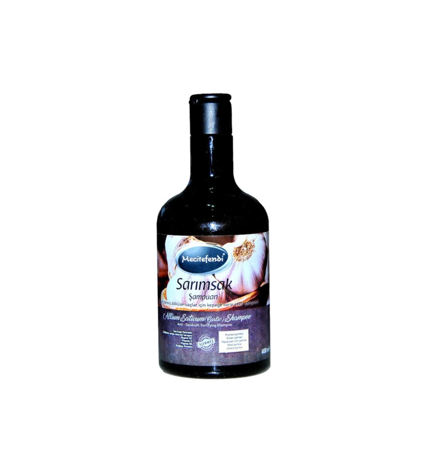 Mecit Efendi Paraben-Free Sulfate-Free Herbal Garlic Shampoo 400ml - Buy Online on GoSupps.com