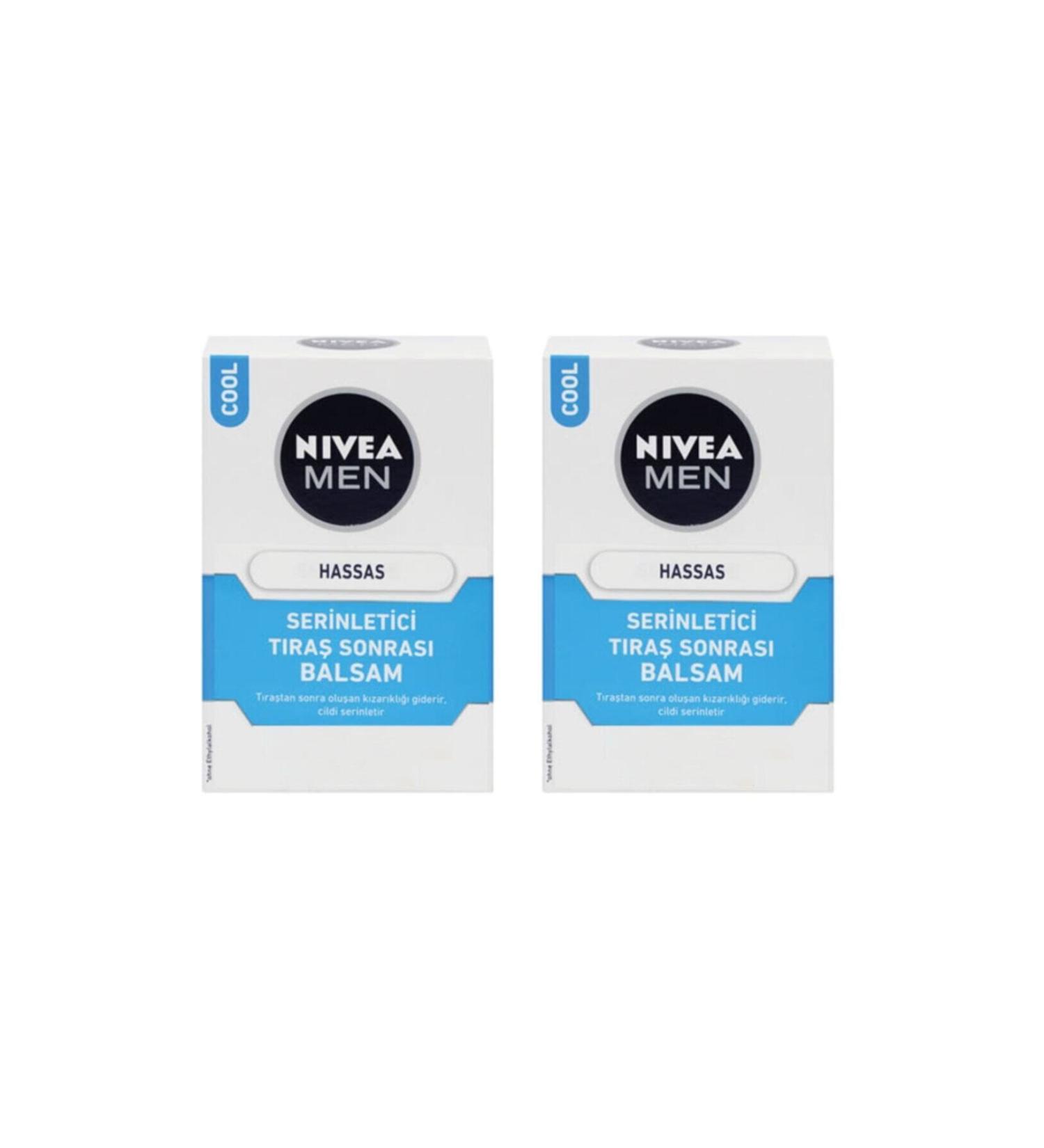 NIVEA Men Sensitive Refreshing After Shave Balsam 100 Ml X 2 Pcs