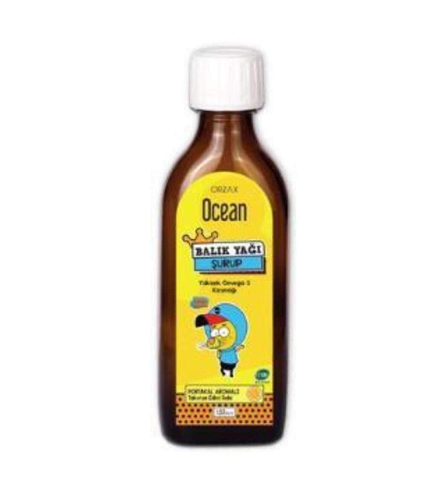 Ocean Fish Oil Syrup 150 Ml Orange Flavored