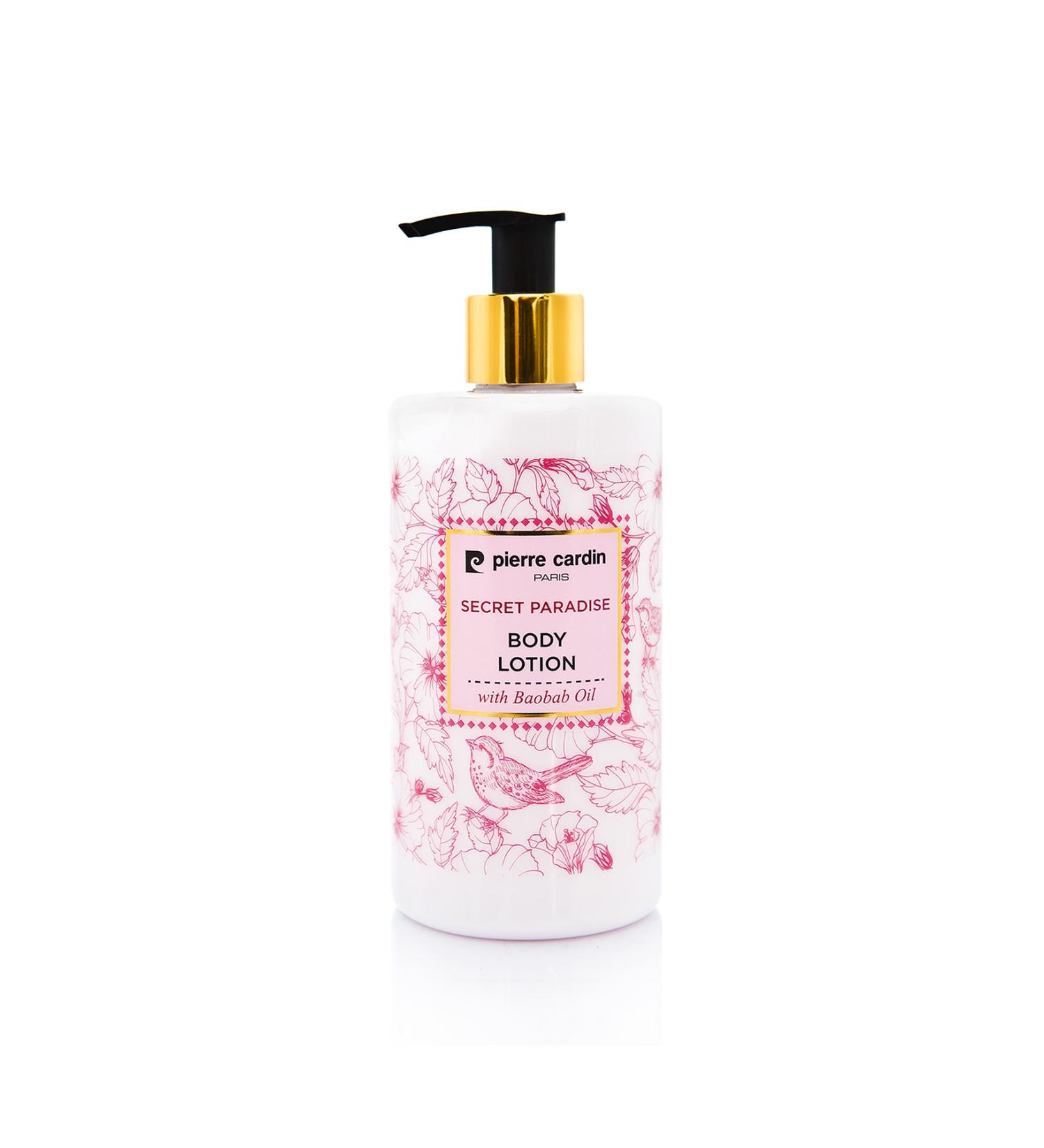 Pierre Cardin Secret Paradise Nourishing and Moisturizing Body Lotion with Babobab Oil - 350 ml - Buy Online on GoSupps.com