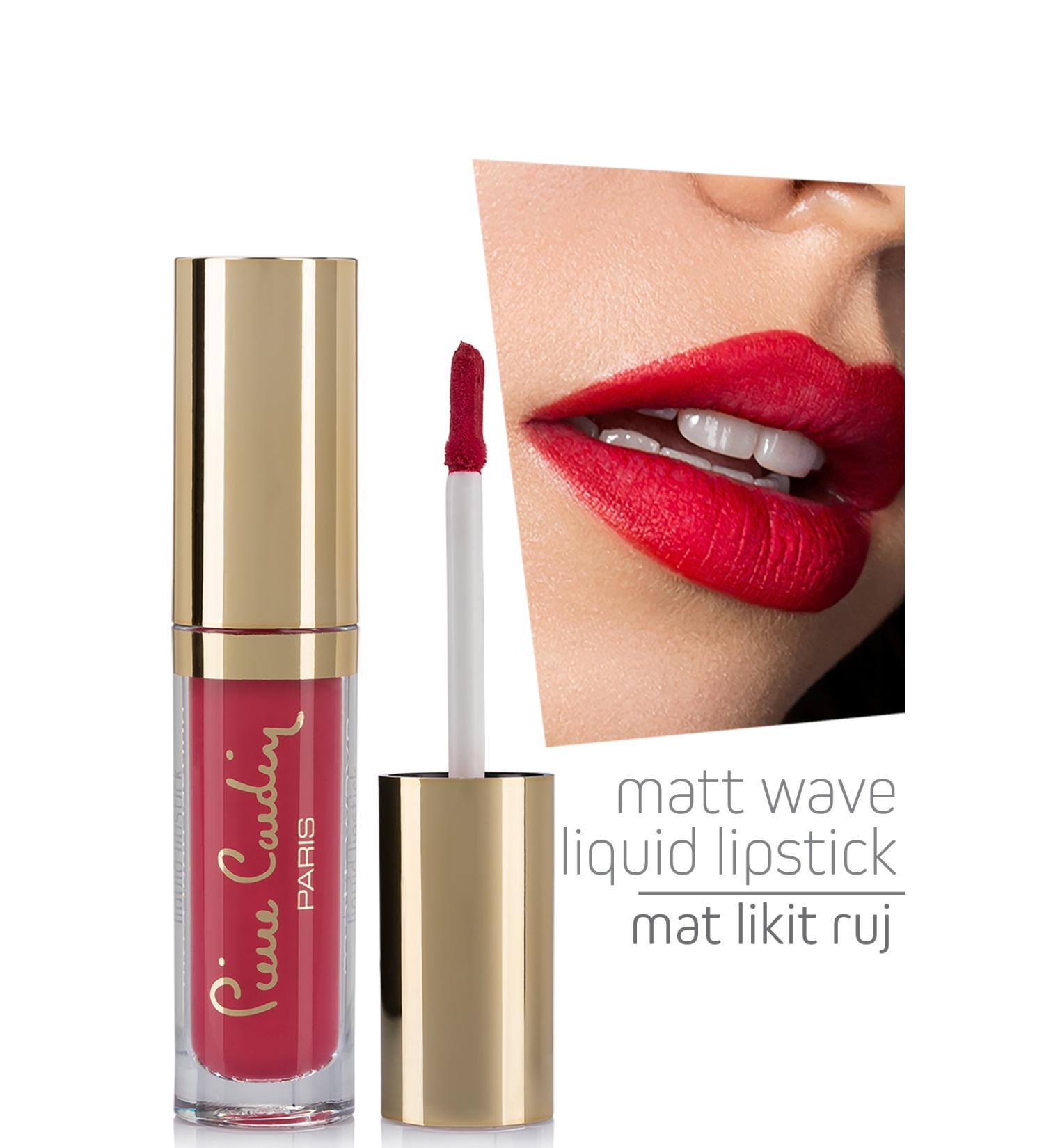 Pierre Cardin Matt Wave Liquid Lipstick Matte Liquid Lipstick - Vermilion - Buy Online on GoSupps.com