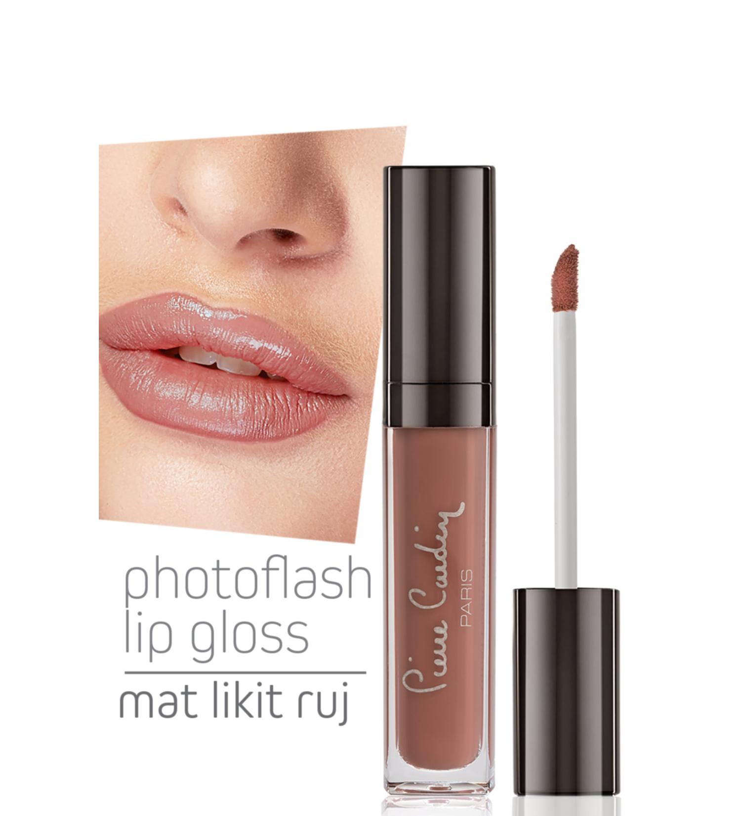 Pierre Cardin Photoflash Lipgloss Shiny Liquid Lipstick - Biscuit - Buy Online on GoSupps.com