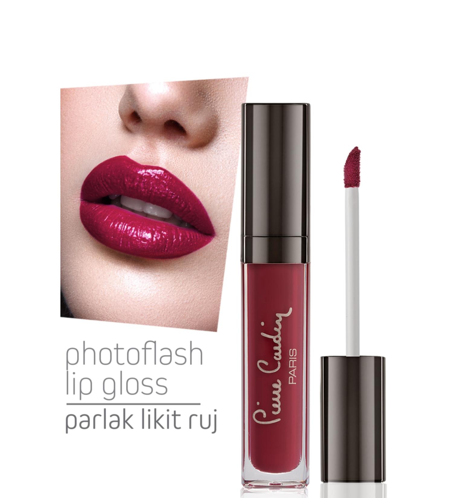 Pierre Cardin Photoflash Lipgloss - Shiny Liquid Lipstick - Indian Red - Buy Online on GoSupps.com