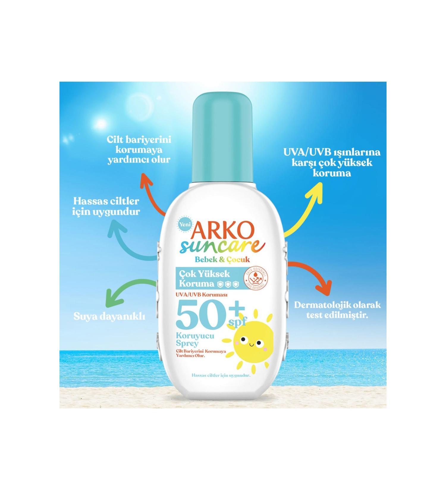 Arko SUNCARE BABY&CHILDREN PROTECTIVE SPRAY 50+spf 200 ML