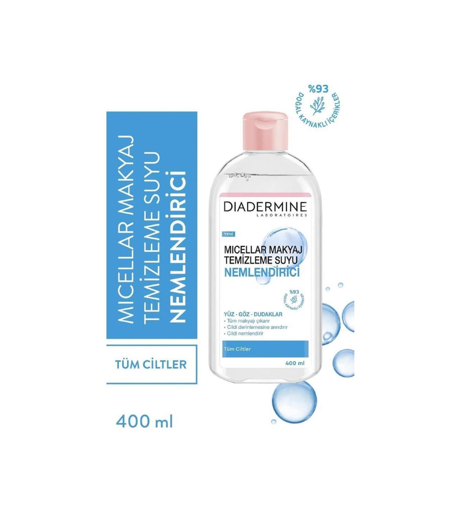 Diadermine Make-Up Remover Moisturizing Water 400 ml - Buy Online on GoSupps.com