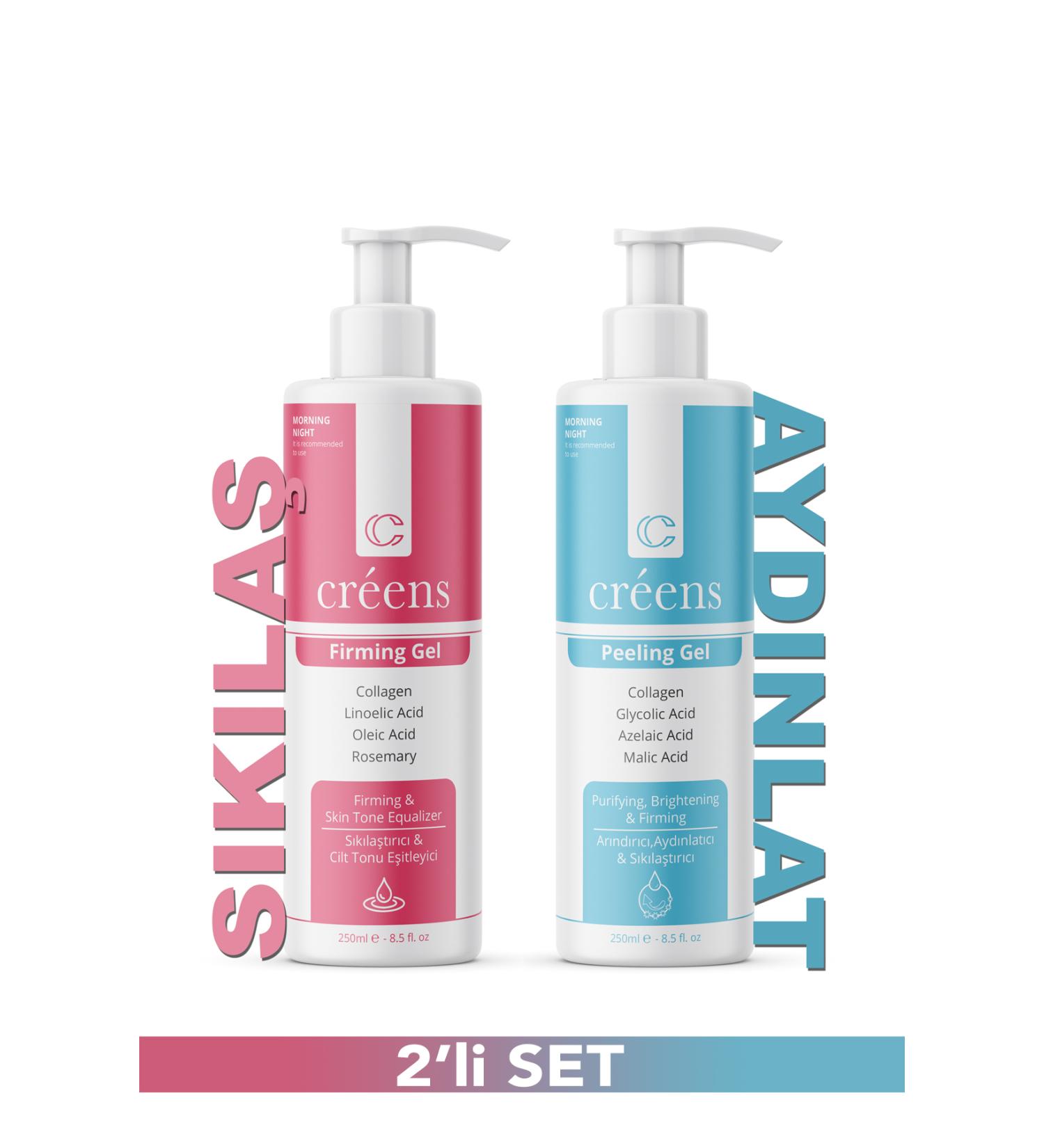 Creens Cellulite & Peeling Purifying and Firming Set of 2 - Buy Online on GoSupps.com