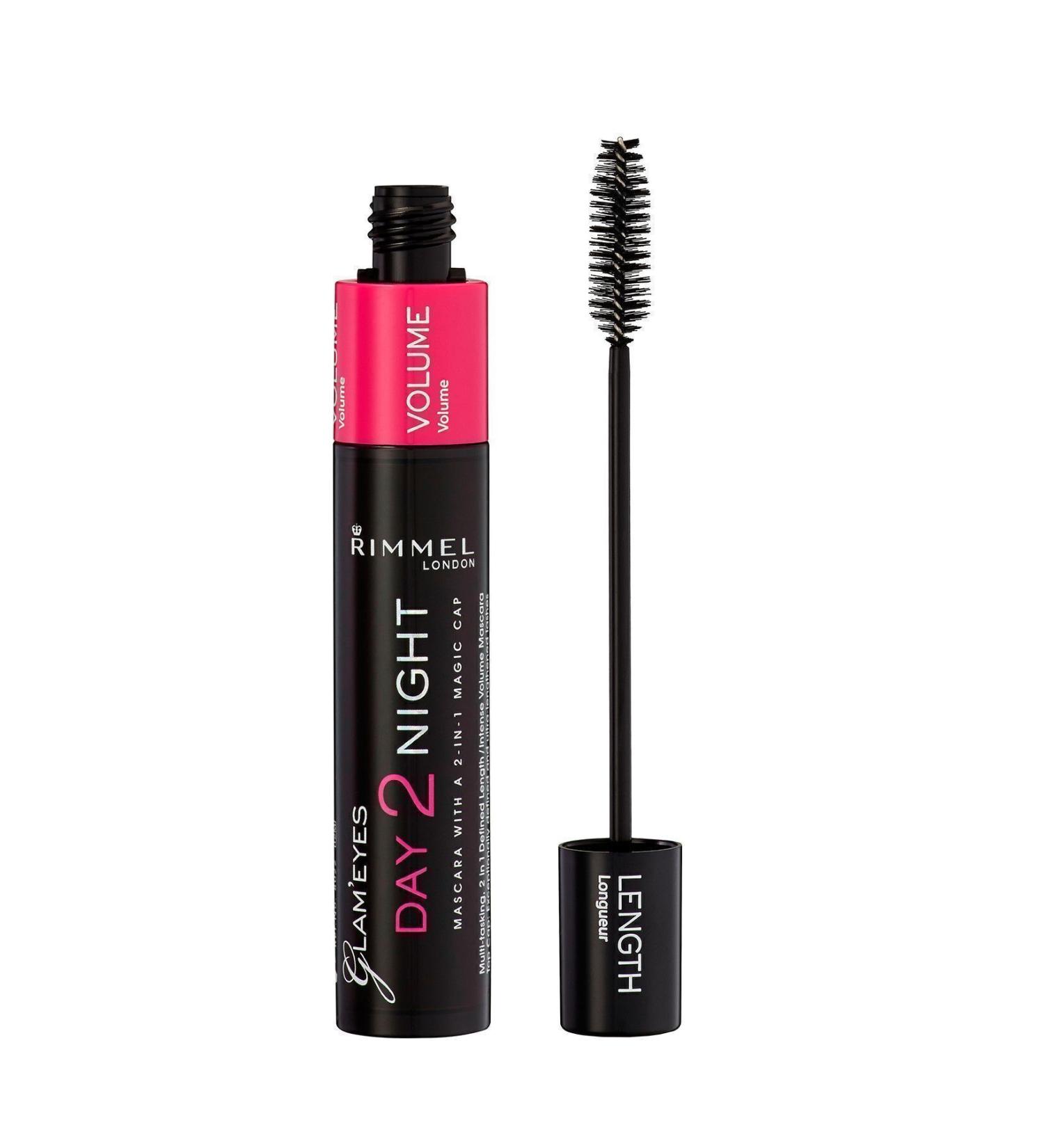 Rimmel London Black Mascara - Glam'Eyes Day 2 Night Mascara 001 Black 3607342207622