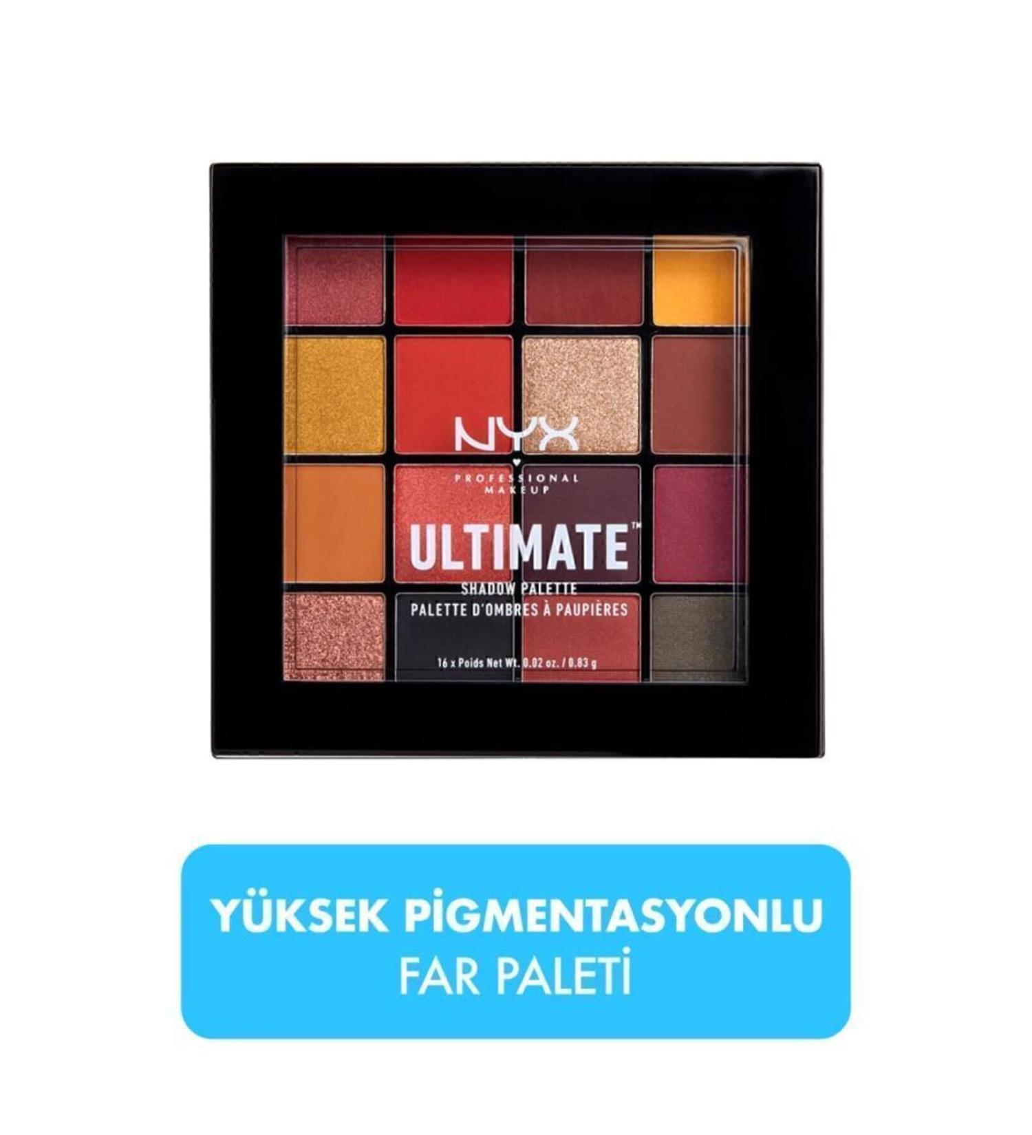NYX Professional Makeup Ultimate Shadow Palette - Phoenix - Buy Online on GoSupps.com