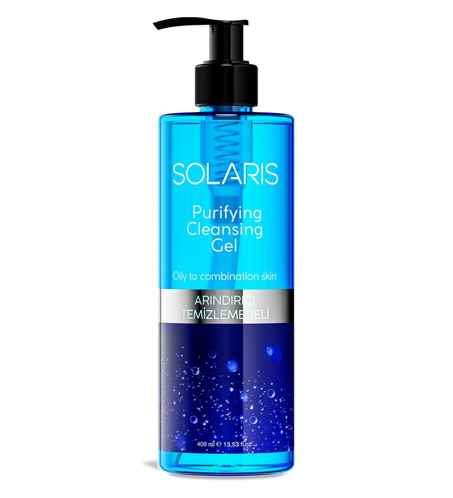 SOLARIS Anti-Acne and Purifying Facial Cleansing Gel 400 ml - Buy Online on GoSupps.com