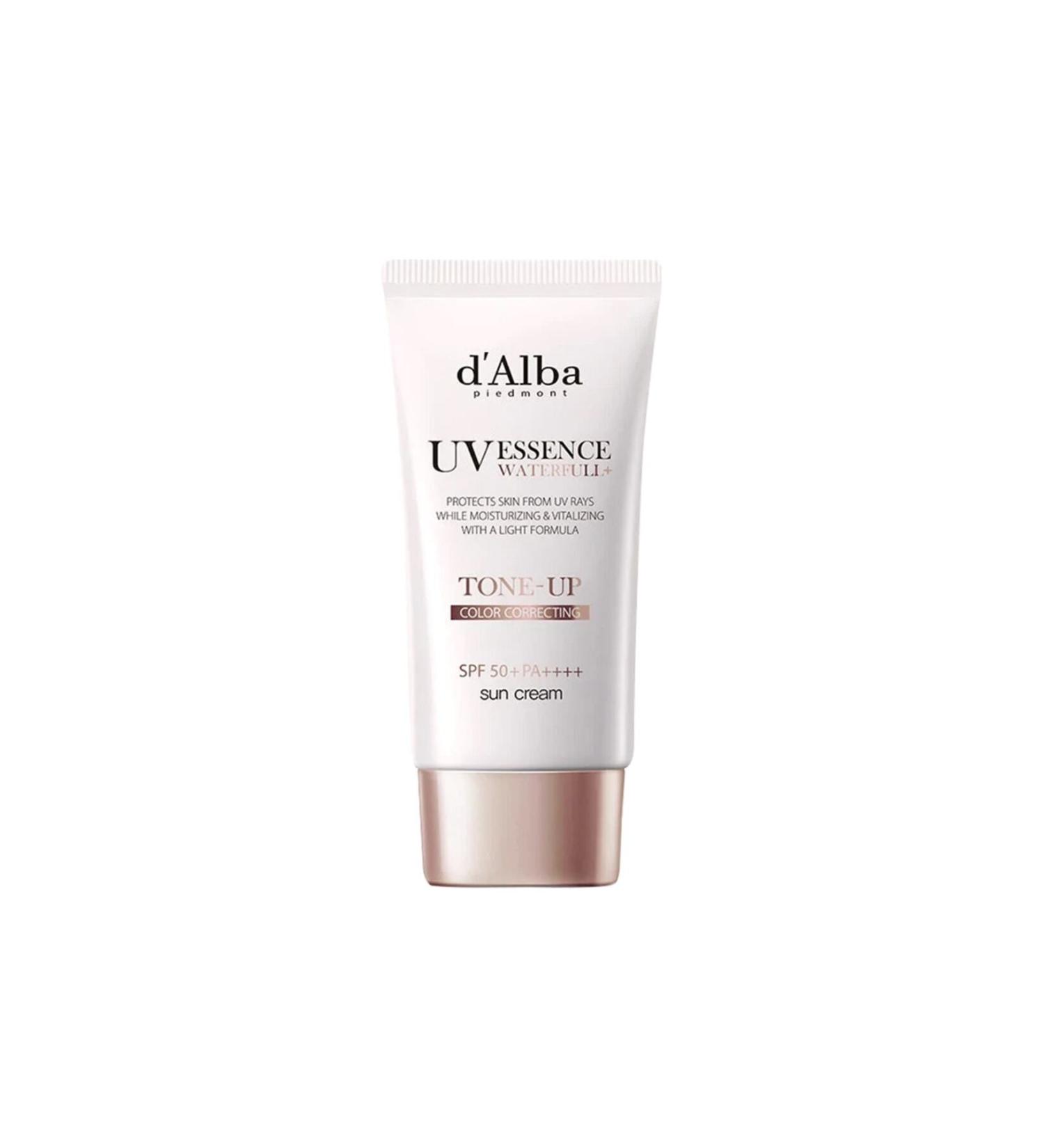 Dalba Waterfull Essence Tone Up Sun Cream Spf50+ Pa++++ Brightening and Tone Equalizing Sun Cream - Buy Online on GoSupps.com