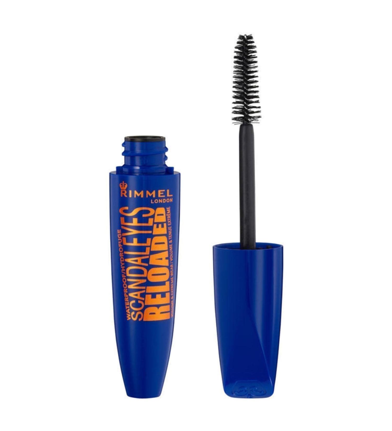 Rimmel London Black Mascara - Scandaleyes Reloaded Volume & Extreme Wear Waterproof 001 Black 12 ml 3614223443833