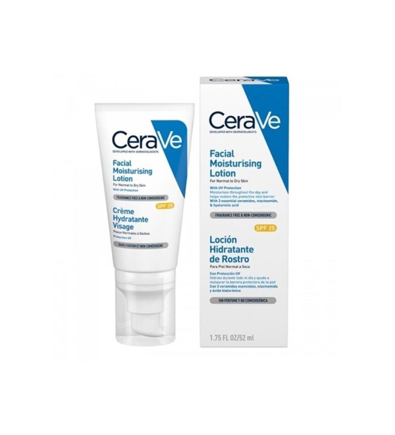 CeraVe Sun Protection Moisturizing and Repairing Spf25+ Face Cream 52 /ml.