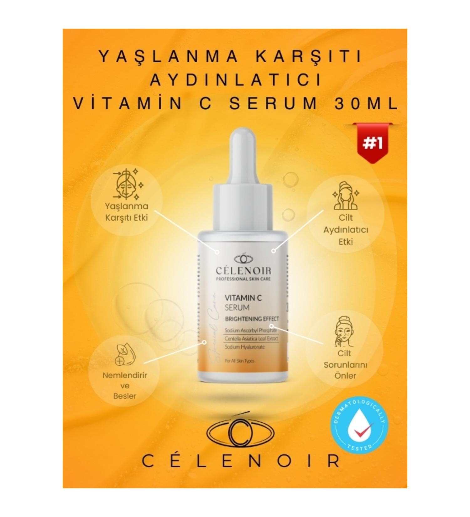 Celenoir C lenoir Anti-Aging Super Brightening Vitamin C Serum 30 ml - Buy Online on GoSupps.com