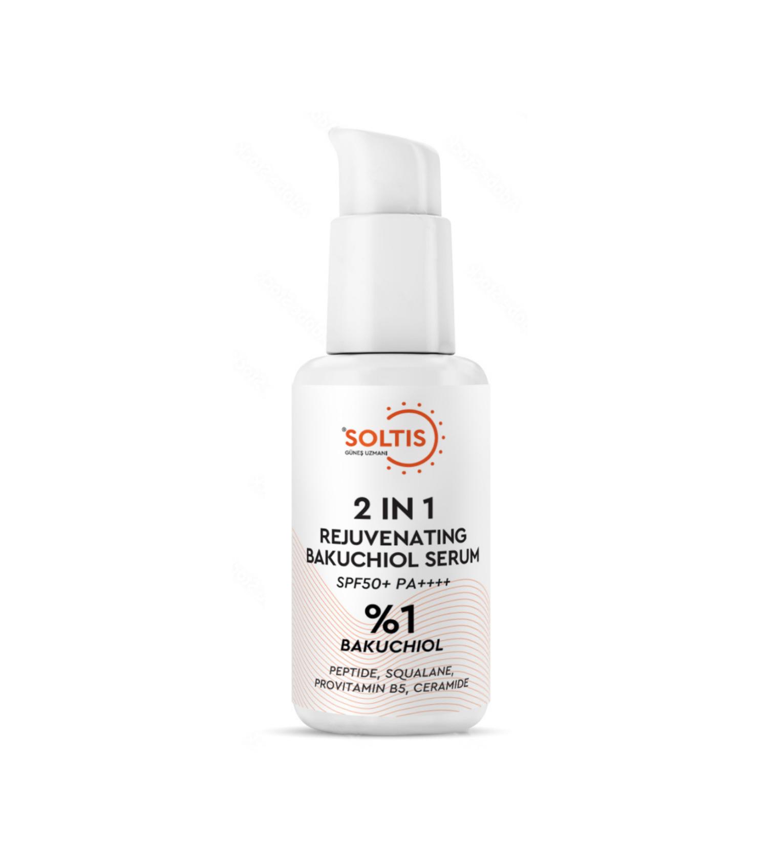 Soltis Anti-Wrinkle and Anti-Aging Repair Bio Retinol Serum (1% bakuchiol) SPF50+ - Buy Online on GoSupps.com